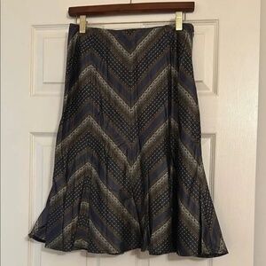 Sand Copenhagen Pleated A-Line Skirt sz 4